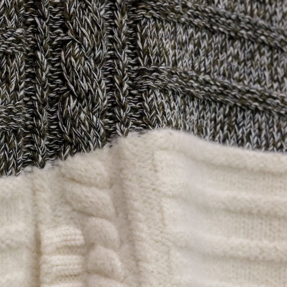 Burberry Brit Colour Block Grey and Cream Knit Tunic - Picture 8 of 13